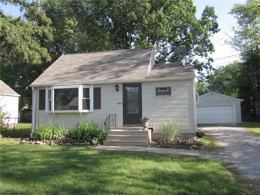 This spacious bungalow is a must see and has so much to offer.  The tasteful interior and neutral décor will impress you upon entering, and you'll notice the spacious rooms and attention to detail in this lovingly maintained home.  The first floor master features it's own half bath and a large closet.  The eat in kitchen boasts new appliances and generous counter space as well as lots of natural light.  Other features include newer furnace and air, updated electrical, many newer finishes in the home, replacement windows, newer siding, and an oversized garage for all of your storage needs and room for your toys.  There is a covered patio off of the family room overlooking an ample yard to enjoy and entertain.  Come and see this one today!