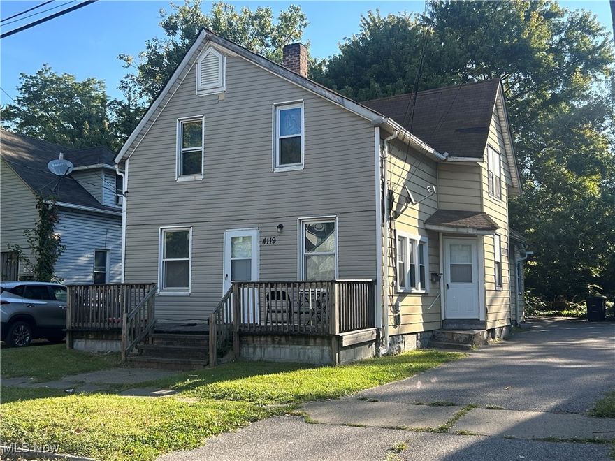 4119 E 57th St is a fully renovated turnkey duplex in Cleveland’s Slavic Village - two units (3br/1ba and 2br/1ba, 1,545 sqft on a 5,320 sqft lot), Section-8 compliant, with over $40,000 in recent upgrades inside and out. Current rent roll is $1,619/mo with increases underway to ~$1,800 pro forma. Located in a neighborhood on the rise, with $19.5M in federal infrastructure dollars committed to new trail and transit connections and $30.8M in mixed-use housing and retail development nearby at Broadway & E 55th, Slavic Village is seeing real capital inflows and revitalization momentum. This property delivers solid cash flow today with clear upside as the area continues its rapid turnaround.