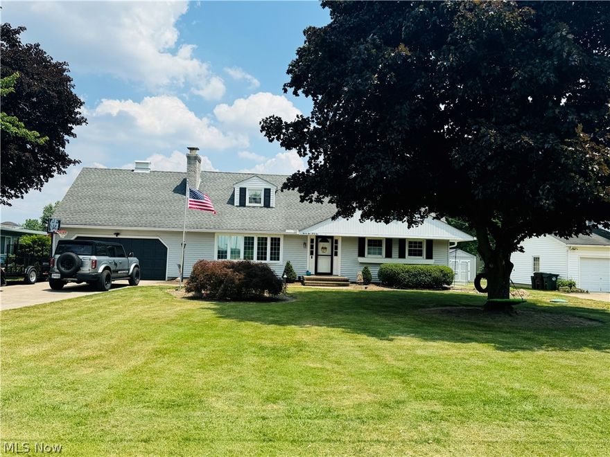 Welcome to your new home this cape cod is much larger than it looks, featuring a 4 bedroom, 2 bath home with a 2 car attached garage on almost a half acre lot! Need a bedroom on the main level?? This one has two and a full bathroom. The living room has hardwood floors, a wood burning fireplace, and tons of natural light. The sellers just had a BRAND NEW Kitchen with new flooring and lighting completed, there is a separate pantry for storage . Dining room with hardwood floors. A mud room that can be accessed from the kitchen and backyard. The upstairs has two large bedrooms ( one with access to a walk in space off the bedroom that could possibly be finished ) and a full bathroom with new flooring. The basement has two partially finished areas, the laundry and room for storage. Basement was waterproofed by previous owners and has a warranty that is transferrable. The sellers added a brand new furnace and central air unit . The backyard has been fully fenced off and a brand new shed. Front door was new in 2023. Freshly painted in most rooms. Bonus is the home being in Carlisle Township.