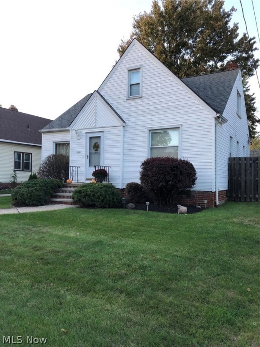 Move right in to this charming Cape Cod located in the highly sought after South Hills area of beautiful Old Brooklyn. You will notice the newer vinyl siding and newer windows, that create great curb appeal the moment you arrive. Inside, the large living room opens to the dining area that leads to the sun room and then to the deck. The tastefully updated kitchen features Corian counter tops and hardwood floors, plus all stainless look appliances are included. Additionally, 2 spacious first floor bedrooms & full bathroom are on the main floor. The roomy master bedroom is located on the 2nd level with an attached separate room, currently used as nursery, but also ideal for a walk-in closet or office. Extra entertaining space is found in the partially finished basement with bar and kegerator (included) and second full bath with shower. Glass block windows with vent & separate laundry room with washer & dryer, utility tub and abundant storage, round out the rest of the basement. Furnace an