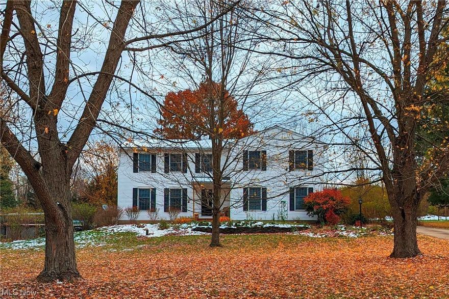 You’ll be amazed as you walk through this outstanding New England Colonial which is located in the picturesque hamlet of Auburn Township.  The expansive great room features recent luxury vinyl flooring, gas fireplace, & sliding glass doors which open onto the entertainment sized deck, & a cheerful view of the nearly private backyard.

The elegant dining room provides enough room for the most wonderful dinners & flows effortlessly through French doors into the amazing eat-in kitchen. Casual times will be oh-so-relaxing in the cozy & inviting lower-level recreation room which is steps away from the spacious home office.

The secluded backyard is a gardener’s delight & is the perfect spot for cookouts on the custom-built deck or just hanging out & watching wildlife. Your quiet hours can be well spent in the sumptuous second floor master suite which features another gas burning fireplace, a beautiful master bath, & generous sized walk-in closet.

The roomy eat-in kitchen is every gourmet cook’s dream with custom cabinets, granite counters, top-of-the-line stainless appliances, carefree flooring, & lots of room to work. The list of upgrades to this remarkable home is lengthy & includes: Andersen Brand windows throughout, new Furnace, Air Conditioning, AprilAire, & Hot Water tank installed in 2021, whole-house Generac Brand generator installed in 2019, thirty three foot above ground pool, 2 1/2 updated bathrooms, second floor laundry, plus more.