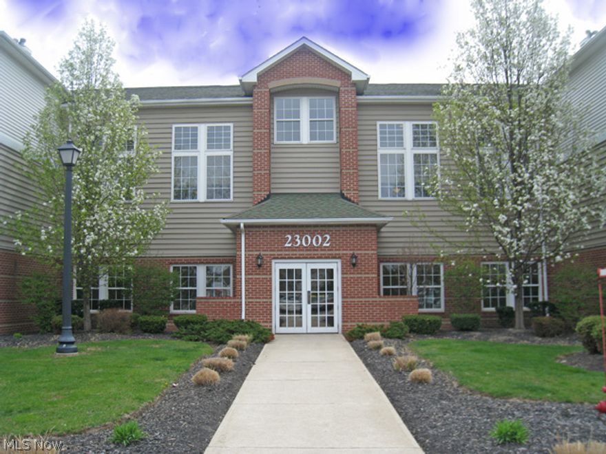 Absolutely stunning 2 bedroom, 2 bath condo in Plum Creek.  This impeccable end unit is located on the 2nd floor and features a freshly painted interior and a neutral décor.  The foyer leads to the Dining room & Great room which has a gas fireplace.  The kitchen is open to the Great room and is complete with all appliances, a breakfast bar, and has a door that leads to a private deck with an extra storage room.  Both bedrooms have large walk-in closets and full baths. Completing this offering is a 1-car garage w/ an opener, 2 spacious storage units, in-suite laundry (washer & dryer included), and a low monthly maintenance fee. Shows like a model.  Don't miss out!