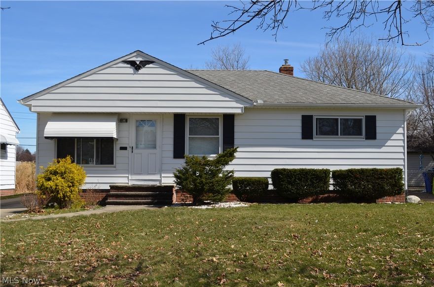 Moments away from the Metroparks and a 10 minute drive to Rocky River or North Olmsted for all your shopping needs. This well maintained ranch offers a newly remodeled Kitchen and Bathroom. A must see!!!!!!