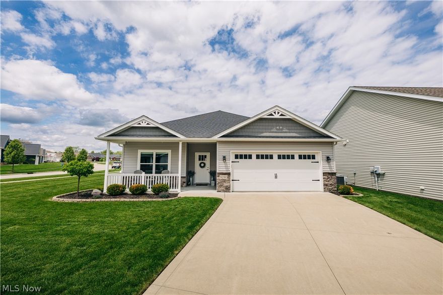 Located in the Autumn Meadows allotment, this well-maintained 2020 built single-story home offers an inviting layout for the next owners. The open-concept design brings together the kitchen, dining, and living areas into one spacious setting, creating a bright and welcoming atmosphere that’s ideal for families and entertaining. The main bedroom features a private, full bathroom and a spacious walk-in closet, while the second bedroom is currently arranged as a home office. A second full bathroom and dedicated laundry room add to the home’s convenience and practicality. The attached 2-car garage includes a separate rear storage room, providing extra space for tools, seasonal items, or additional storage needs. Utilities include public water and sewer, a natural gas forced-air furnace, central A/C, and a natural gas hot water heater. Outside, enjoy both front and back patio spaces, with a covered front patio and a partially covered rear patio that create comfortable areas to relax and enjoy the outdoors.
This move-in ready home has been meticulously cared for and offers low maintenance living in the quite Autumn Meadows community.