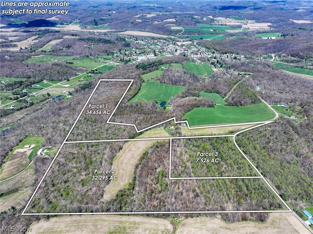 Online Auction. Nestled just south of Butler, this beautiful 74-acre gem provides a wonderful mix of wooded acreage and a nice open field. Offered in 3 parcels with acreage ranging from 7 to 34 acres, this land will give you opportunities for excellent hunting, rural building sites, and investing. The property has a 30’x42’ pole building. With a track record of serious whitetails and nature do not miss a rare opportunity to own land in this area. Great mixture of cover and a section with a beautiful cherry grove.
Parcel 1: 34.656 acres, approximately 504’ frontage. Includes pole barn and mostly wooded.
Parcel 2: 32.295 acres, approximately 230’ frontage. Mostly wooded with open field.
Parcel 3: 7.526 acres, approximately 364’ frontage. Excellent building site.