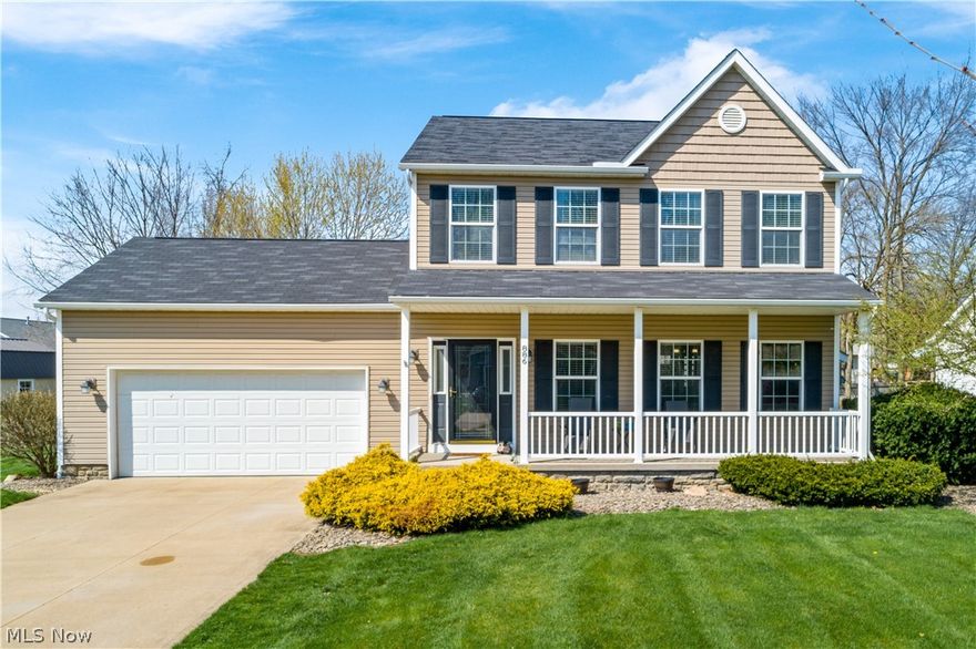 You won't want to miss this one! Located on a cul de sac, nice curb appeal, front porch large enough for a sitting area, open floorplan with a nice flow throughout, spacious rooms, finished basement area with bar and hidden doorway! The backyard is an entertainment delight with the large deck, pool, and fully fenced yard!