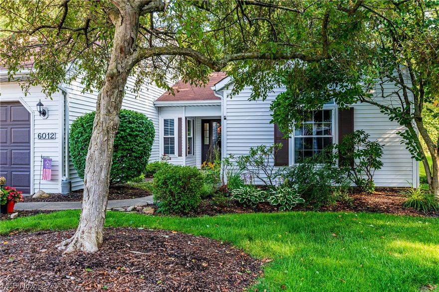 Welcome to this beautiful and well maintained ranch located in Governors Landing! This home has an open floor plan and features a gorgeous kitchen with white cabinets, granite counter tops, new backsplash, and stainless steel appliances. The living room features a beautiful fireplace and easy access to your private patio. The Primary bedroom has plenty of closet space and its own bathroom with a whirlpool tub. The home also has a two car attached garage. It also has new windows throughout and a new hot water tank.  The air conditioning was also replaced within the last 5 years. Don’t miss out, and Schedule your showing today!