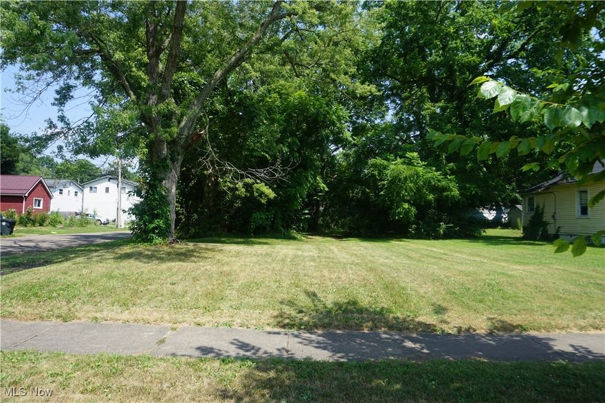 Residential lot in Akron! Build your next home or investment property on this 4,500 sq. ft. parcel located near Bellevue Ave. Convenient location close to schools, parks, and major highways. Sold as-is; buyer responsible for all due diligence regarding zoning, utilities, and assessments.