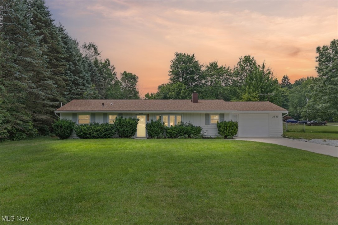 Welcome to 2590 Post Rd, a beautifully updated ranch home nestled on a spacious 0.51-acre lot in the heart of Twinsburg. This charming single-story home offers 1,656 square feet of comfortable living space, featuring three bedrooms and one fully renovated bathroom. Step inside to find a bright, open layout filled with natural light thanks to brand-new double-pane windows. The updated kitchen boasts generous cabinetry and counter space, ideal for everyday living and entertaining. A versatile bonus room provides the perfect space for a home office, gym, or playroom, while the sunny enclosed porch offers a peaceful spot to relax with your morning coffee.
The home has seen numerous recent upgrades, including a brand-new furnace and central air conditioning system, along with updated plumbing and electrical work. The property passed the City of Twinsburg’s Point-of-Sale inspection in February 2024, ensuring peace of mind for the new owners. Outside, enjoy a fully fenced backyard with fresh seeding—an ideal space for pets, gardening, or outdoor gatherings. An attached one-car garage and paved driveway add to the convenience.
Located just minutes from Liberty Park, schools, shopping, and dining, this move-in-ready home blends classic charm with modern updates in a serene neighborhood setting. The seller is a licensed Ohio real estate broker. Don’t miss your opportunity to make this lovingly maintained home your own!