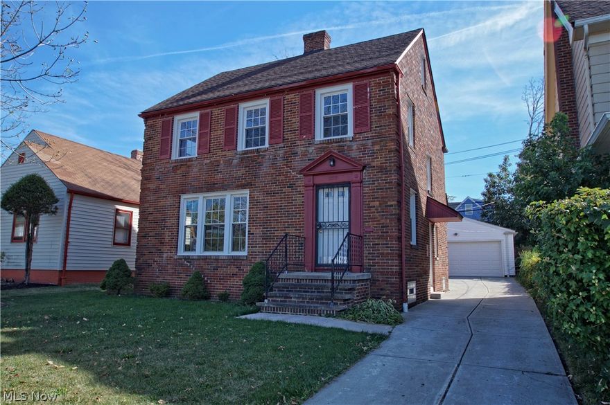 This nicely updated and spacious brick home is located in a convenient location near many hospitals, Universities, Cleveland Downtown, schools, parks and many other local attractions.  This home features 4 bedrooms, 2 1/2 baths, 2 car garage, finished basement, 2 fireplaces, and lots of character/quality of traditional Cleveland Heights home.  Owner has spent thousands of dollars on recent renovations making it the condition it is today. Recent renovations are as follows: newly built 2 car garage, updated kitchen, replaced concrete driveway and front steps, repainted two-tiered deck, installed high efficiency windows, furnace, central AC, hot water tank, updated electric, updated plumbing, and  updated all bathrooms.  Eat-in kitchen offers quality Kraftsmaid cabinets, granite counter tops, and stainless steel appliances. It's a great place to call home...