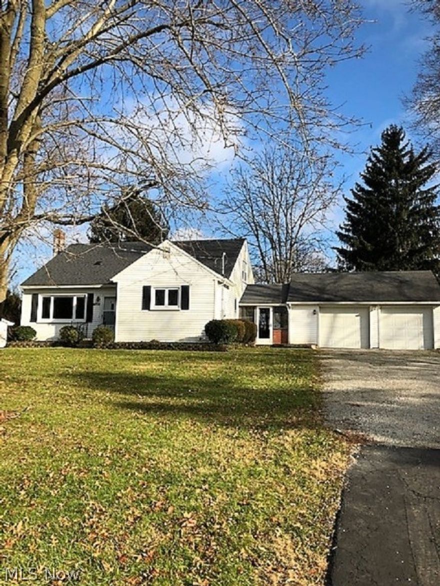 Well maintained move in ready Bungalow. Large eat-in kitchen with tons of counter space and cabinets. Spacious Livingroom, 2 bedrooms and bath on first floor w/beautiful hard wood floors. Office space or sitting room plus large bedroom on second floor. Full basement, 2 car garage attached with enclosed breezeway. Replacement windows and maintenance free vinyl siding. All this sits on nearly 1 acre lot with space for garden. Priced to sell.