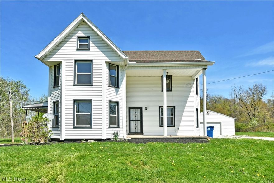 You won’t want to miss your opportunity to add this awesome duplex in Girard to your investment portfolio! Or – this duplex could be ideal for an owner occupant buyer looking to live in one unit and rent out the other! Situated on 3 acres of land and completely move in ready! An inviting covered side porch will be your entrance to Unit 1. As you walk inside Unit 1 you will find a cozy living room with the most perfect natural light throughout. The eat-in kitchen offers great cabinet space and access to a second covered side deck. A full bath completes the first floor. Upstairs are two bedrooms. Unit 1 has a detached 1.5 garage. The second unit entrance features gorgeous Victorian style pillars out front. A living room with more natural light is found in the front of the home. Directly behind the living room is a large kitchen with a wraparound countertop and a breakfast nook. The kitchen also opens up to an additional family room with a fireplace. A full bathroom completes the first floor. The second floor offers another full bathroom and 2 bedrooms. Unit 2 has a covered side deck and a 2-car garage. Each unit has a separate basement access with separate utilities. All mechanicals have been replaced 7 years ago. Seller is selling As-is. Call today if you think this could be your next investment!