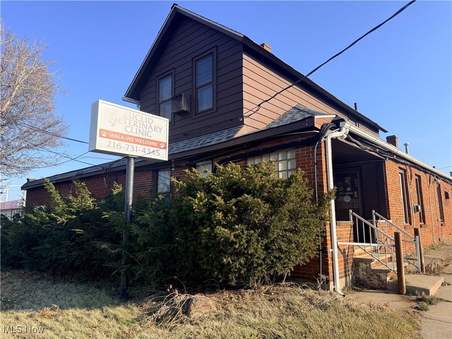 Value-Add Opportunity: Former Veterinary Clinic with Residential Potential! Attention entrepreneurs and investors! This versatile property on Lakeland Blvd offers a unique setup for a veterinary practice, boarding facility, or animal rescue. The main building features a reception/waiting area, X-ray and surgery rooms, and multiple specialized rooms for cat and dog boarding. A private 1-bedroom apartment upstairs provides a great opportunity for on-site living or future rental income.

The property also includes a separate building, offering additional space for specialized kennel use or medical offices. While the facility is not currently in operation and could benefit from cosmetic updates and modernizing, the bones are here for a high-traffic business. With a full basement for storage and a high-visibility location, this is the perfect chance to build your own practice or animal-service business from the ground up!