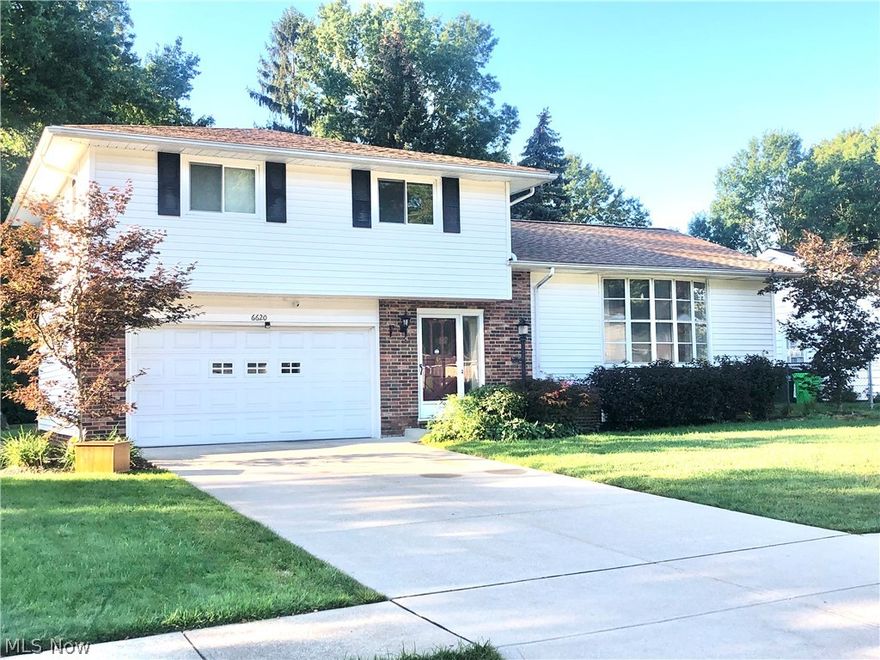 Welcome to the Magnificent City of Mayfield Heights. Where it is all about Great Community, Great Schools, Great Convenience with Multiple Shopping Plazas and more! This Wonderful Split Level Home is Located just west of SOM Center Rd features 3 Levels of Living Space, 3 Sizable bedrooms and Full Bath on the upper level. The Main Level offers a Nice Foyer area upon entering the home which leads to a nice Half Bath. Spacious Living and Dining Room with Carpeting & Beautiful Bay Window. The Kitchen features Beautiful Wood Cabinetry & Appliances. The Finished Lower Level Offers the perfect space for Entertainment and Family Fun. The Backyard is Awesome and offer Plenty of Space great for Gatherings, a place for Children to Play, or simply Relaxing and quiet Outdoor Enjoyment. The Mechanicals are well maintained and in good operating condition. The Home has had a New Roof installed just over a year ago. The Attached 2 Car Garage has been Freshly Painted and provides perfect access to your