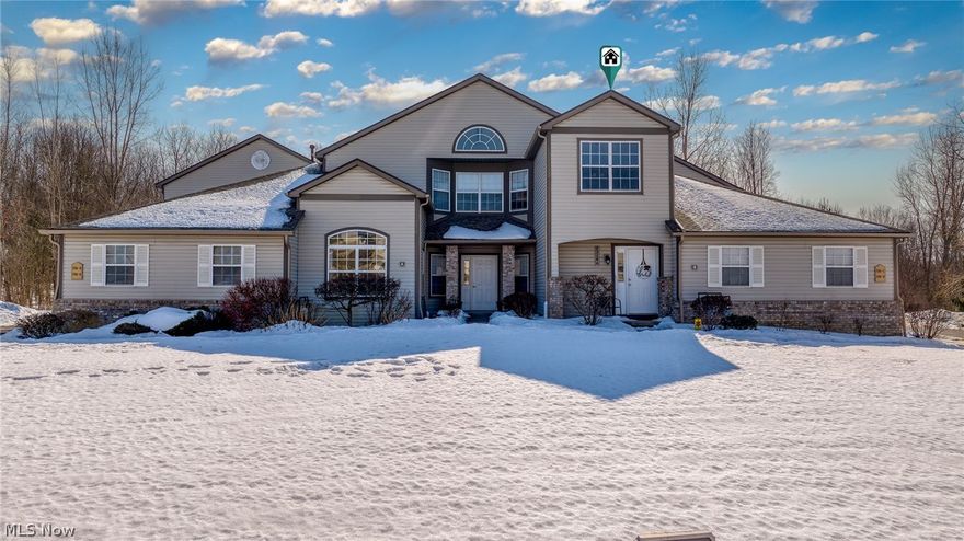 Effortless living awaits in this beautifully maintained two-bedroom, two-bathroom second-floor condominium in Brandywine Preserve.

A dramatic two-story foyer greets you and leads to a spacious great room filled with natural light and vaulted ceilings, creating an open and airy atmosphere. The eat-in kitchen and dining area are ideal for everyday living and entertaining, offering ample cabinet and counter space along with a pantry for additional storage. Sliding glass doors off the dining area lead to a private balcony—perfect for relaxing or enjoying your morning coffee.

All appliances remain, including the range, disposal, microwave, refrigerator, and dishwasher.

The vaulted primary suite features large closets and a spacious en-suite bath. An additional nicely sized bedroom provides flexibility for guests, a home office, or additional living space, along with a second full bath. The dedicated laundry room includes the washer and dryer for added convenience.

Neutral décor throughout enhances the home’s bright, airy feel and makes it truly move-in ready.
