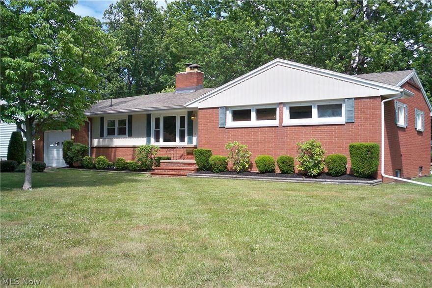 Beautiful updated, move-in ready ranch on a corner lot with an inviting yard. This home boasts pride in ownership, remodeled kitchen with new appliances, hardwood floors throughout the main floor. Italian ceramic tile in the renovated bath. Newly carpeted and painted basement that boasts a bar and added bedroom with a shower. The backyard has a wood deck to entertain on or enjoy the semi-private setting to relax the day away. This home is waiting for you.