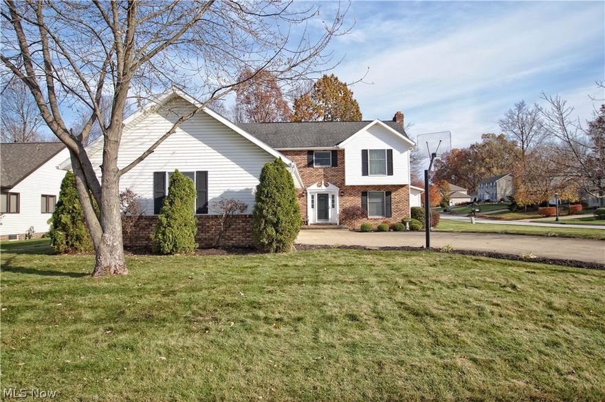 Welcome to this spacious and well maintained Colonial located on a quiet cul-de-sac street in Camden Knolls Development featuring Woodridge Schools.   This home includes 4 bedrooms, 3 1/2 baths, 3 car garage, finished basement, fenced -in back yard, patio area and offers 2 owners suites with 1st and 2nd floor options. The 1st floor owners suite is an addition that was built in 2002 and has its own climate control, a full bath, a vaulted ceiling, recessed lighting, ceiling fan, sky lights, walk-in closet with private spiral staircase leading down to the exercise room in the basement and sliding glass doors leading to a private patio. The 2nd floor master includes a full bath and substantial closet space. This home also features a spacious eat-in kitchen with plenty of cabinet and counter space, a stainless steel gas cook top, and double ovens. The formal dining room has hardwood floors and a sliding door that leads to a private patio. The living room has hardwood floors and brick wood b