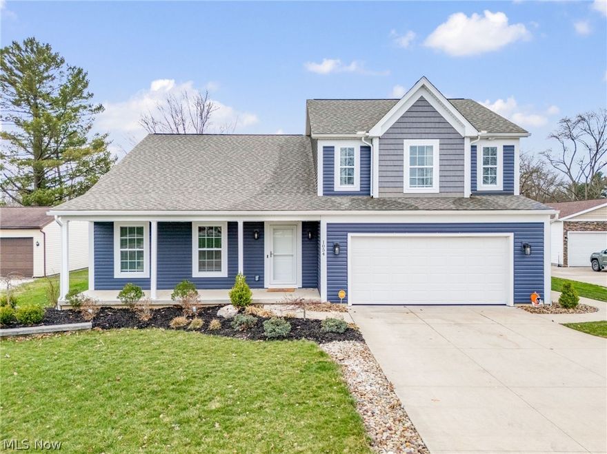 Wow! Come check out this stunning property in Tallmadge.  Sitting on over 3 acres, this custom build by Rockland Homes is better than new.
As you enter you’ll find a great room with a floor to ceiling fireplace. From there the layout flows into the kitchen, and the open concept continues upstairs where a loft overlooks the living area below. Modern colors and tasteful finishes make this feel like the home you’ve been waiting for. The kitchen is equipped with stainless appliances, beautiful cabinets, granite countertops, a walk in pantry, and island seating, the ideal space for entertaining. The first floor laundry features ample space for storage, and it's just off the garage to make it the ideal mudroom. The home also features a private office, three generously sized bedrooms, an en suite bathroom in the primary bedroom, and a huge finished basement with high ceilings and a TV insert for a 75”TV.
The driveway features a turnaround area for additional parking or a basketball court. Around the back you’ll enjoy your own private oasis, where the walkout patio leads directly to a fenced pool deck that was built for entertaining: offering a pergola, outdoor speakers, and plenty of room for patio furniture, grill and everything you'll want to entertain or just relax. The saltwater inground pool offers low maintenance summer fun all season long, and a fantastic 20x20 outbuilding with overhead door provides a great place to store your toys and equipment.  At over 1,000ft from the road to the rear of the property, there is plenty of room to drive golf balls, play outdoor sports, or ride your ATV.
This property is located in the highly rated Tallmadge School District, just minutes from shopping, restaurants, I-76, and Tallmadge Circle. The owners have taken meticulous care of the property, so why wait for new construction to be built when you can have a like new move in ready home today? Call to schedule your showing now, because this one will go fast.