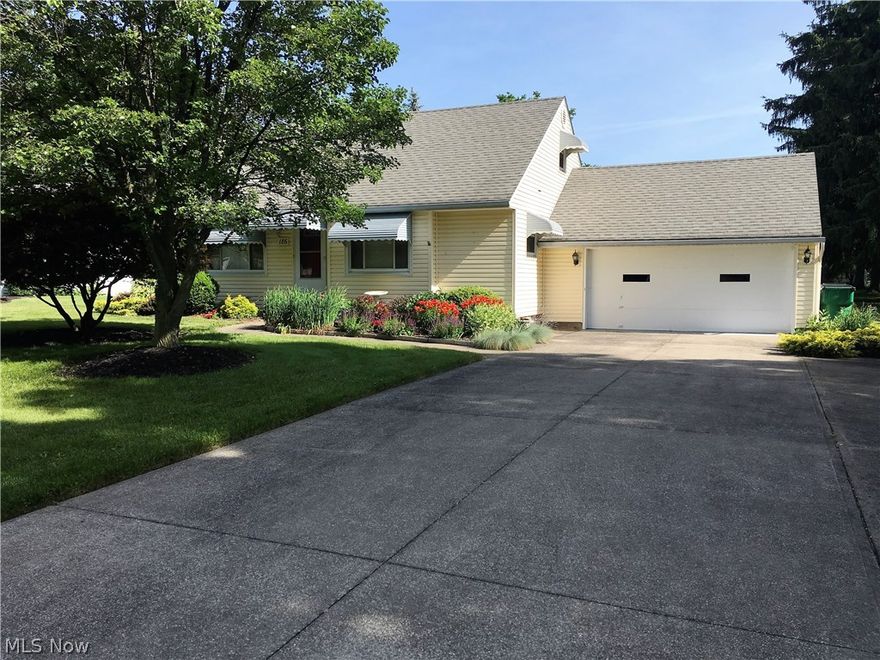 Charming Well Maintained Bungalow. Small town peace and quiet close to everything! Circle Street! Private backyard creates a peaceful park like setting. Eat in kitchen, 2 first floor bedrooms, large 3rd bedroom on second floor with walk in closet and storage. Full partially finished basement with shower and half bath. Attached garage leading to screened/glassed in patio with separate heater to make it a 3 season room. Beautifully landscaped. Double wide driveway. Do not miss this home!