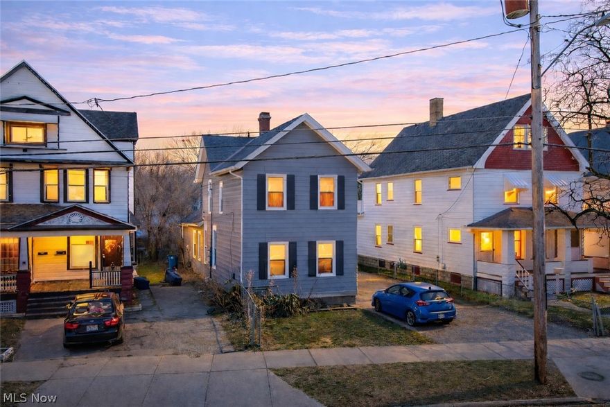 Excellent opportunity to own two income properties on one parcel in the desirable Metro–North Tremont area. The properties are professionally managed and include three occupied units and one vacant unit, offering flexibility for investors or owner occupancy. The front building has three one-bedroom, one-bath units, two on the first floor and one on the second. Major updates completed in 2020 include updated electrical with new panel, plumbing, three furnaces, vinyl windows, new drywall and ceilings, kitchens with granite countertops and appliances, updated bathrooms, and newer hot water tanks. The rear house offers two bedrooms and one bath and was renovated in 2019 with updated electrical and plumbing. A driveway provides parking for all units. One unit is currently vacant and available for showings while the others are tenant occupied. Current rents are $1,100, $950, and $900 per month with leases in place. Conveniently located near the West Side Market, Christmas Story House, MetroHealth Medical Center, Cuyahoga Community College, Cleveland State University, Downtown Cleveland, the Rock and Roll Hall of Fame, and many restaurants and attractions. Showings available for the vacant unit, occupied units upon accepted offer. Please DO NOT disturb tenants under any circumstances. DO NOT lock unit knob. Please ONLY lock exterior door.