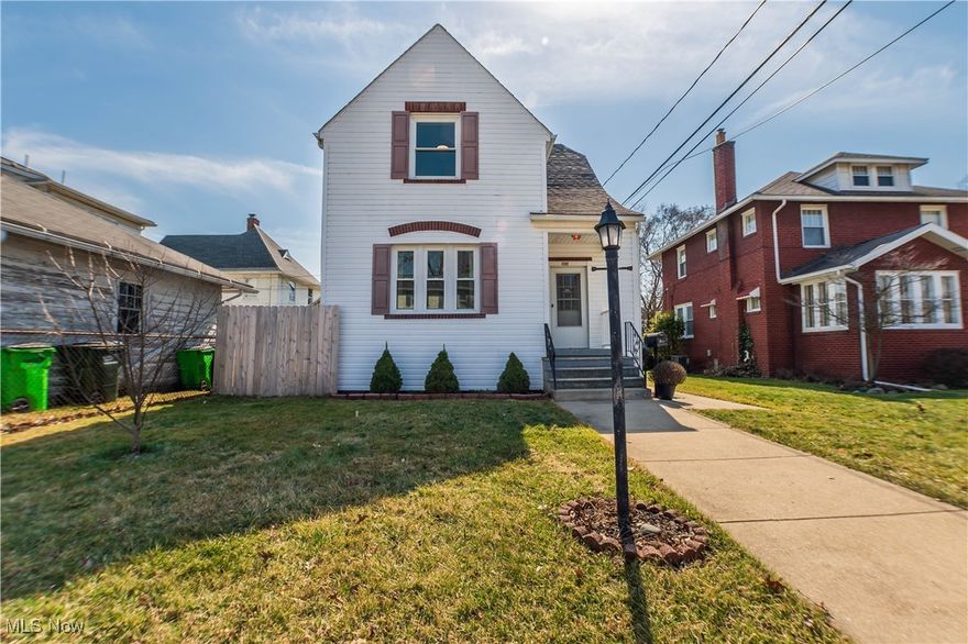 **Open House Cancelled** Welcome to 1055 Oakwood Ave. Step into this delightful 2-bedroom, 1.5-bath colonial home, perfectly situated on a quaint street in Massillon. This inviting home blends modern updates with timeless charm. From the custom built-ins and elegant archways to the stunning craftsmanship and impressive 10-foot ceilings, every detail has been thoughtfully preserved. The main level features a spacious living room, a convenient half bath, and an updated kitchen with stylish grey quartz countertops—ideal for entertaining. The kitchen comes complete with stainless steel appliances and a bright breakfast nook, perfect for your wonderful meals. Upstairs, you’ll find two spacious bedrooms with generous closet space, as well as a completely remodeled full bathroom. The full basement offers a shower, glass-block windows, and laundry area. Recent upgrades include a privacy fence installed (2023), a new AC unit (2021), full bathroom remodel (2020), new furnace (2019), newer windows throughout, updated electrical, and a newer hot water tank, and so many more. Don’t wait—schedule your private showing today!