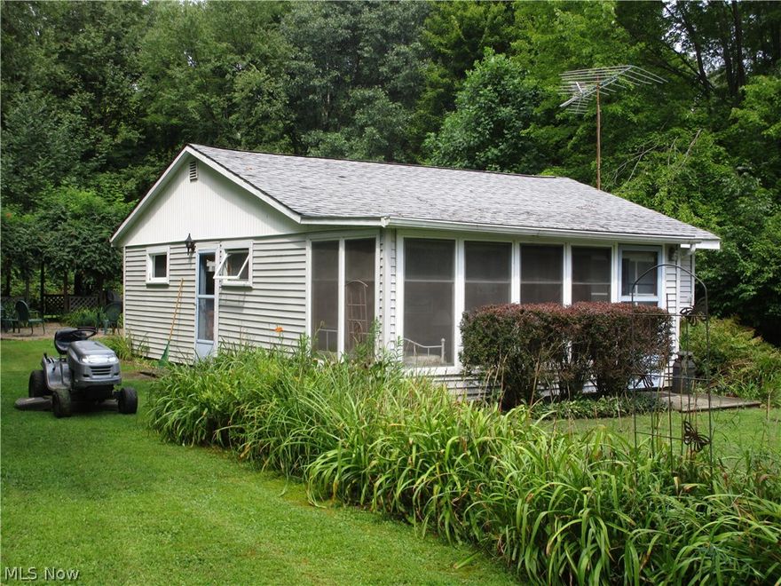 Private & secluded area close to Pymatuning Lake. Walls & ceiling of home are insulated. Property being sold furnished minus personal property. Riding mower & push mower will remain.