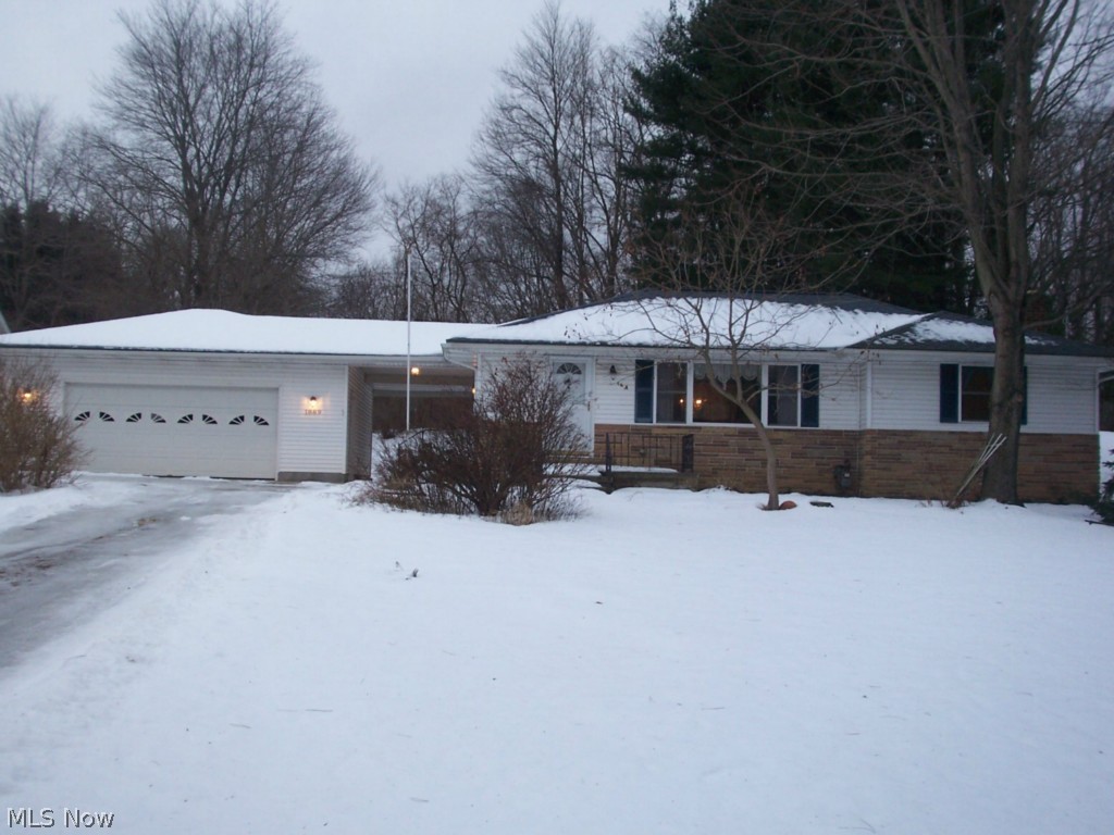 Wow! This amazing Northampton ranch is on almost 1/2 an acre of a private/wooded lot. With an updated kitchen and bath, this home also features a 22x15 living room with scenic window. The many updates include: siding, windows, roof, garage door, concrete, electric, and more. There are natural wood floors under the carpet. A 24x22 two car garage is connected with cover to the house. There is a full basement, deck, shed, and more.