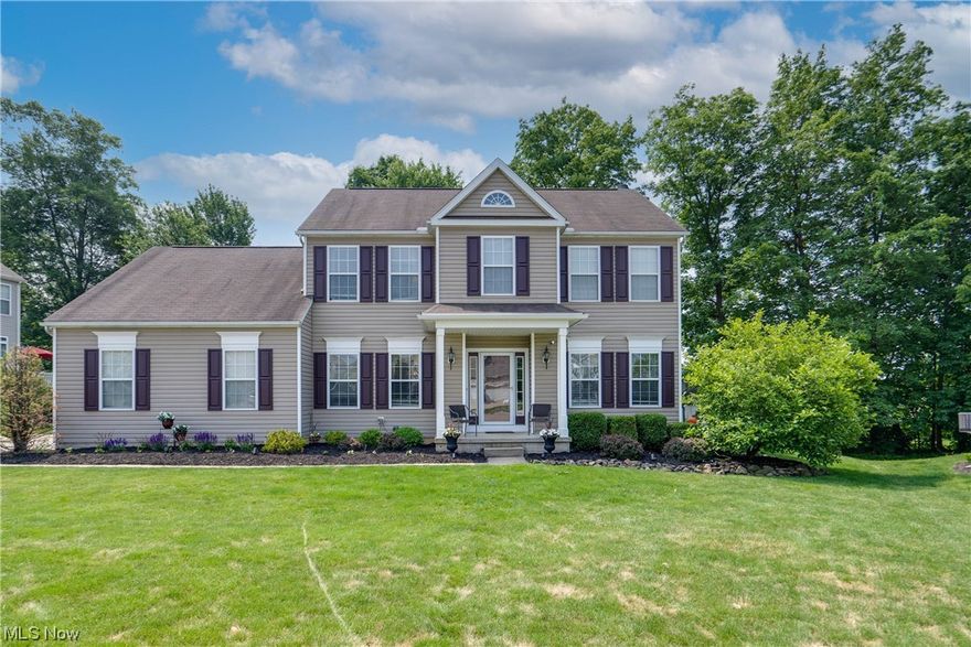 Welcome to 425 Bluestone Court! This exceptional 4-bedroom home was built in 2005 by Premier and offers a generous living space spanning 2,241 square feet. In addition to the main level, you'll find a completely finished basement encompassing 1,103 square feet, providing ample room for relaxation and entertainment. The lower-level finished space includes a mini-kitchen/bar area, recreation room with bar for additional seating for the big game, a craft room, full bathroom and a spare room to be used for multiple purposes. The well-designed floor plan flows from the front where you will find a home office and dining room to the back where you’ll find the open kitchen, morning room and family room. Just off the kitchen is a first-floor laundry that was added, a powder room and a mud room. On the second floor you’ll find the spacious owner’s suite with garden tub and double vanity as well as three more bedrooms and full bath. Located in the esteemed Wadsworth City School District, this hom