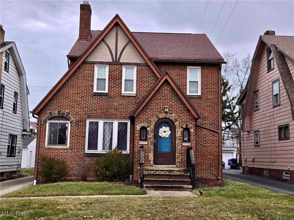 Check out this beautiful 3 bedroom, 1.5 bath all brick colonial home located in the lovely city of University Heights. This home has a nice large living room with a fireplace along with a large dining room with beautiful built-in cabinets. This home has plenty of charm throughout. The pretty updated eat-in-kitchen is ready for you to cook that special meal. Let's not forget the cute enclosed porch with lots of windows for you to enjoy plenty of sunshine. Upstairs there's 3 nice bedrooms with a lovely updated bathroom. The clean 3rd floor is ready to be finished for additional living space. The finished basement has a cozy fireplace and is a great spot for the entire family to hang out!! This home has a new boiler (Oct. 2024), new glass block windows (June 2024), new basement flooring (Dec 2024) Home is POS violation free. Make your private showing appointment today.