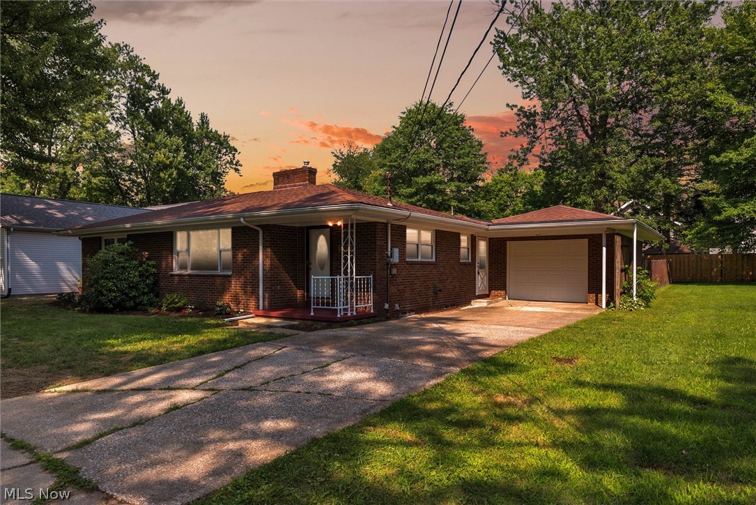 Welcome Home to this beautiful Brick Ranch Home! Walking in the front door you will first see the gorgeous hardwood floors in the large living room with a nice gas fireplace that stands out in this open floor plan.The huge kitchen is great for cooking for a large family and entertaining for special occasions. It has so much cabinets and counter space you won't run out of room to store anything. Two bedrooms are located centrally in the home and a large private bedroom is located near the back of the home with separate entrance, perfect for an older child or mother in law. Extra living space can be done in the full basement as it has just been waterproofed with french drains around the entire home.This home also has all new windows throughout a large fenced in backyard along with a new shed for more storage so you can park your car in the one car attached garage.. Located in the historic Ashtabula Harbor close to Shopping, Restaurants, Lake Erie, Wineries and Brewery on historic Bridge