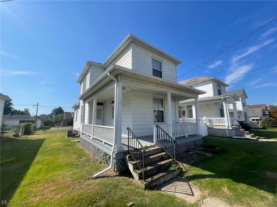 Move in ready affordable home with many updates over the past several years. Updates include roof, flooring throughout, paint, windows, countertops, and bathroom updates. The kitchen features oak cabinetry and also has a separate dining room.  Large front porch and back deck. Excellent home for a rental or first time buyer! Lower maintenance yard with pull off area. Owner has never lived in the home, condition/status of fireplace is unknown.