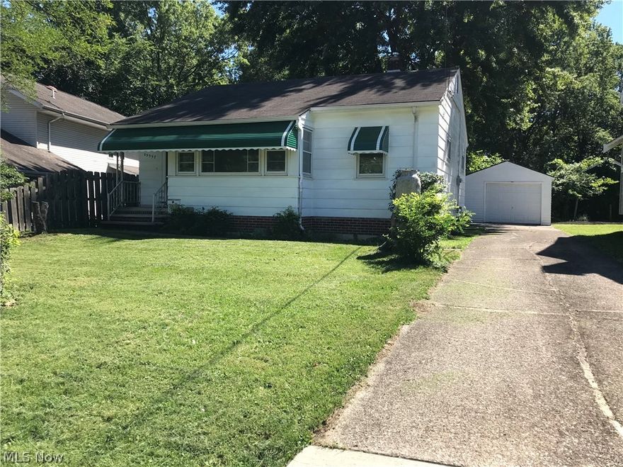 Clean, cute, and good bones! Come see this two bedroom ranch in Olmsted Falls! Original solid wood floors throughout, eat in kitchen & large first floor bathroom. Great finished area in basement is additional living space that's perfect for a rec room! This home has newer vinyl windows & blown in insulation plus the furnace, central air, exterior doors and screen doors have all been updated. Why rent when you can own! Ready to move in! Bring your style and make this your cozy home!