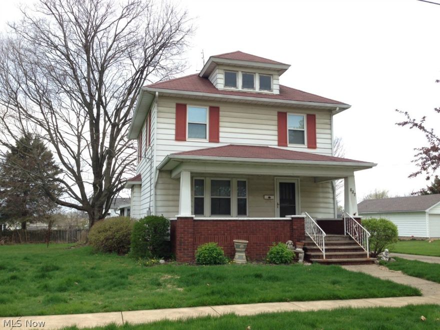 Wonderfully maintained home on large double lot. You will love the beautiful wood work, pocket door, built in bookcase in formal dining room and so much more.  Spacious living room, formal dining room, spacious kitchen with breakfast nook, 3 season porch overlooking yard.  Bedrooms have good size closets and large bathroom has built in cabinetry, separate shower and bathtub.  Full basement has good storage.  2 car detached garage.