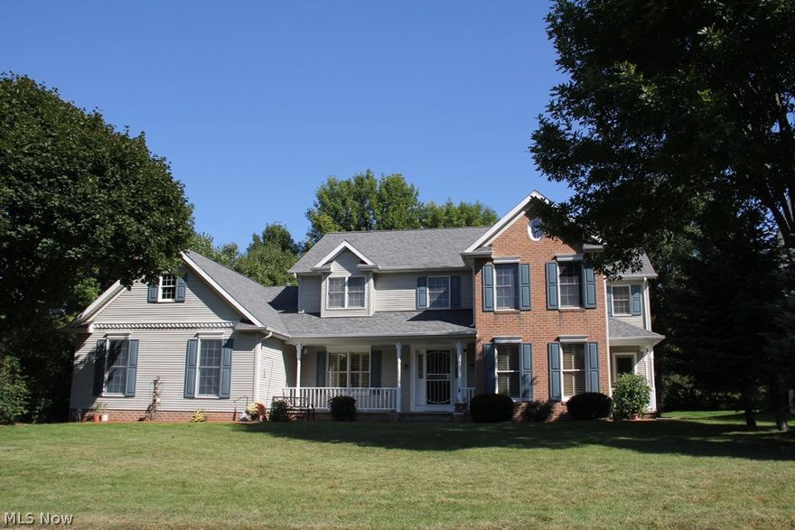 Tom Moock built home featuring all his quality woodwork and design! Situated in Greenbriar Hills, in the heart of Jackson Township, on a mature cul-de-sac lot and wooded backyard this home offers: updated Lennox gas furnace/central air-Lennox heat pump/30 year roof shingles/water heater/ freshly painted/ treated deck and more. The cherry custom kitchen with loads of cabinet and built-ins opens to a cathedraled ceiling family room with picture frame molding accented window and gas fireplace. The dinette opens to a screen porch, a deck and a small fenced enclosure all with a view of the private backyard. The living and dining rooms with plantation shutters/office with bead board paneling and exit door/ first floor laundry and powder room completes the first floor. Upstairs houses the huge owners suite w/bath/walk-in closet, three additional bedrooms and a full bathroom. The 3 car side load garage is great! Conveniently located to all amenities and a pleasure to view.