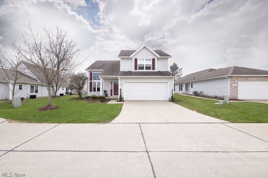 Welcome to this detached cluster located in Medina Township! This home offers 3 bedrooms/ 2.5 baths and over 1,500 square feet. Walk into the living room/dining room with vaulted ceilings, and fireplace for a cool open feel. The kitchen has been updated with new flooring, cabinetry, and stainless steel appliances. Located off the kitchen is easy access to a 2 car garage, and laundry with a half bath! 2nd floor includes 3 bedrooms and 2 full baths. The Master bathroom is to die for, with vaulted ceilings, large walk-in closet and extra spacious walk-in shower! This home offers easy living as the association handles, snow removal, trash removal, landscaping, lawn care, and exterior of the home. Just move into this neat cluster, as all updating has been handled. It doesn't get any nicer than this home at this price point!