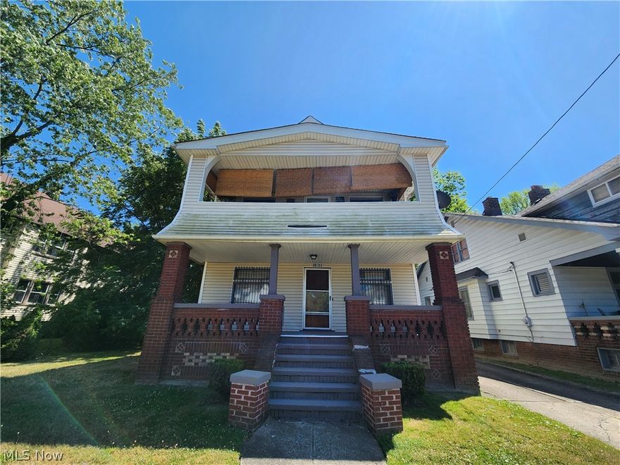 Don't miss out on this great duplex property! Both units have two bedrooms and one bath. The upstairs unit is occupied and generating rental income. The downstairs has carpet throughout with hardwood flooring in the kitchen. Nice sized bedrooms and a large dining room with built-ins. Shared basement and parking for both units in rear of the home.