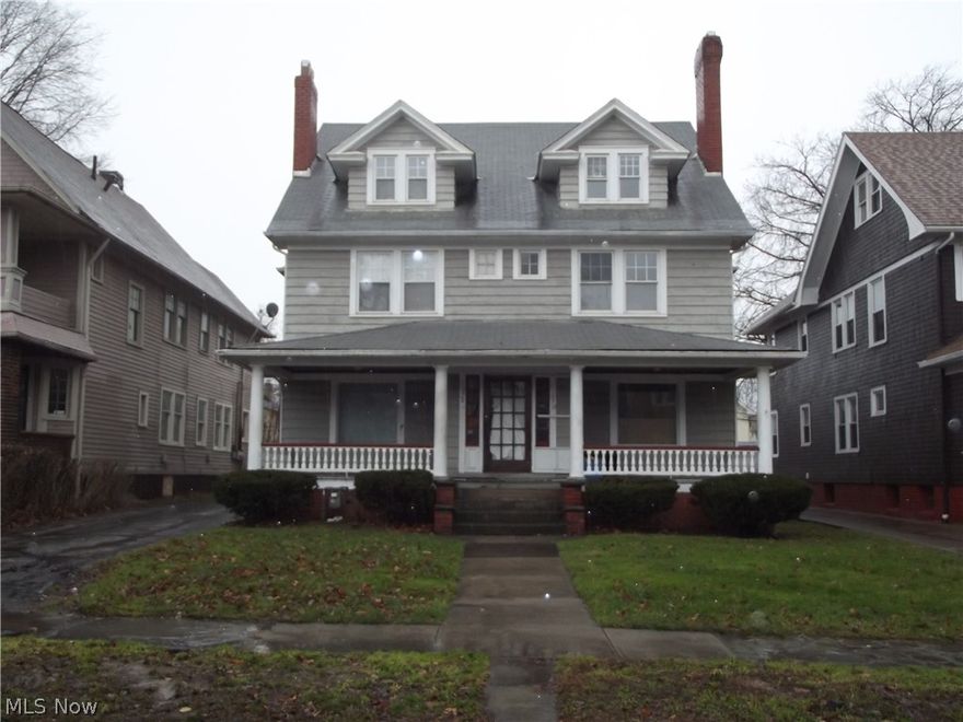 Spacious Five Bedroom Unit in Historic Cleveland Heights! Walking Distance to Mayfield/Coventry Roads, near all the Shops, Restaurants, Entertainment, Direct Shuttles to Case Western Reserve University and UH Hospital. The gorgeous unit has brand new open concept kitchen with new custom kitchen cabinets, granite counter tops, recessed lighting, new light fixtures, new plumbing fixtures, new flooring, custom tilework in bathroom, freshly painted throughout, living room with decorative fireplace and large dining room for family gatherings. Third Floor Bedrooms have Open & Airy 12 Ft Vaulted Ceilings, Kitchen has Brand New Refrigerator, Stove and Microwave! Come Make this House Your Home Today!