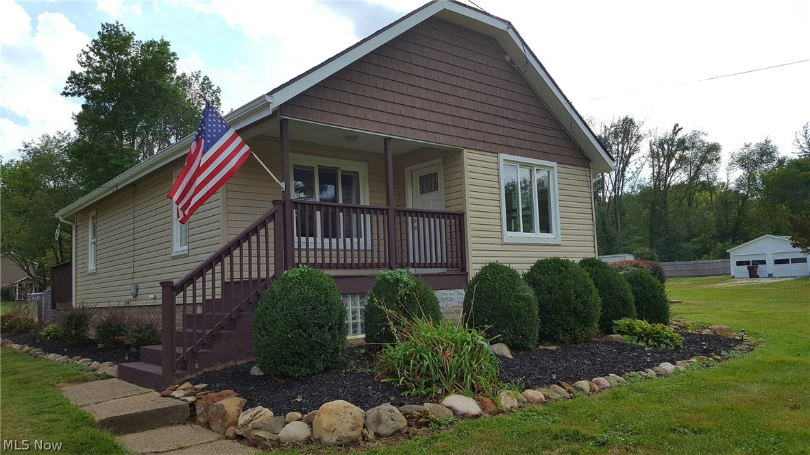 So many updates! This immaculate home has been completely remodeled, inside and out in 2012. The open floor plan lends itself to convenience and entertaining. Some of the updates include, siding, roof, windows, kitchen with maple cabinets, bath, furnace, hot water tank, and electrical. The laundry is conveniently located on the first floor with shelves for organization.The second floor can be used as a bedroom with large closet for storage needs, or additional living space, family room, playroom or office. The 2.5 car garage can easily fit two vehicles and allows for extra storage. The 28x26 garage also has a hookup for 220, door opener, and key pad. This home also features a deck that overlooks the half acre lot. If you are looking for a home in move-in condition, this home will fill your needs. Agents please see remarks for showing times.