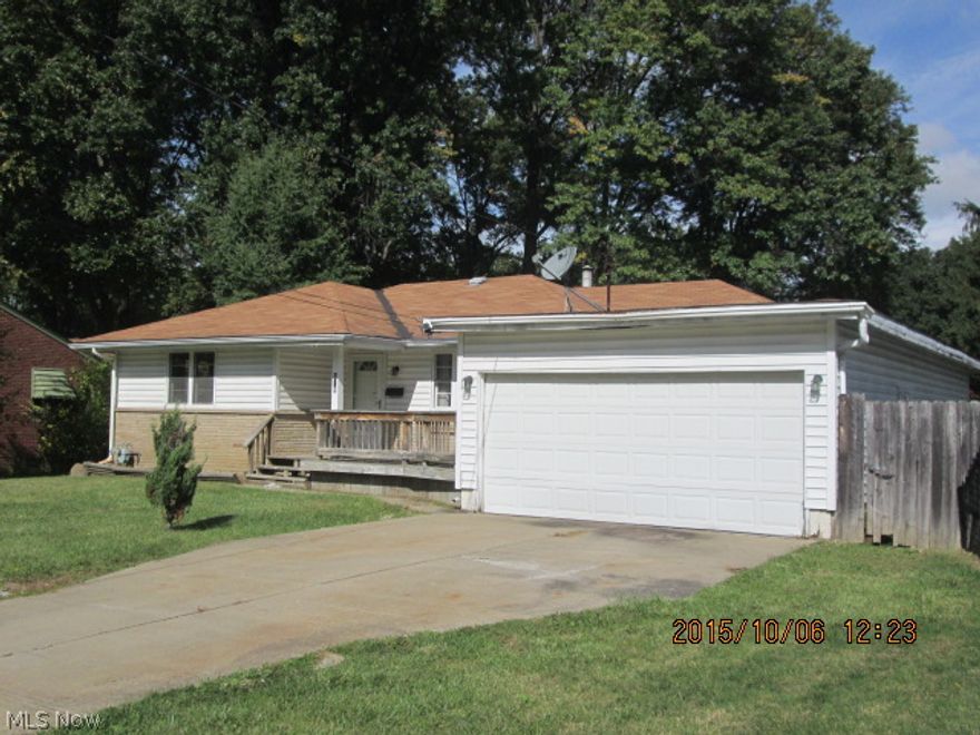 Picturesque 3 bedroom, 2 bath ranch, hardwood floors, full basement and attached double garage.