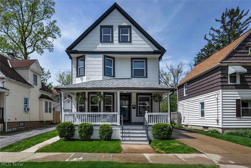 Beautifully restored from top to bottom, this move-in ready home is located in the heart of Lakewood! Standout features include custom trim work, high end finishes, and a private third-floor primary suite. The first floor features an open, light-filled layout where the living room flows seamlessly into the dining room. The dining area has a charming bay window that fills the space with natural sunlight. The gorgeous kitchen offers quartz countertops, white shaker soft-close cabinetry, gold accents, dimmable recessed lighting, stainless steel appliances, and a large island perfect for entertaining. Newer A/C, furnace, hot water tank, electrical, plumbing, windows, exterior window trim, and fresh exterior paint. Conveniently located close to shopping, dining, parks, and everything Lakewood has to offer!