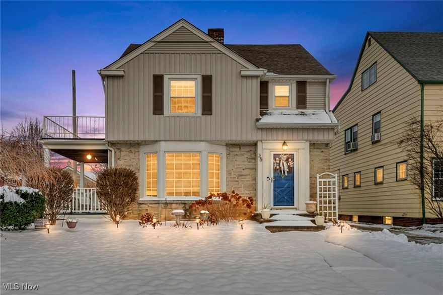 Welcome to this charming and well cared for three-story home in Euclid, offering plenty of space and character.
Features 5 bedrooms and 2.5 baths. The full basement has both a finished entertaining area and an unfinished side with nature stone flooring, laundry and plenty of shelving. On the second floor is a spacious classic cedar closet. On the third floor, you'll find tons of unique storage spaces. Enjoy cozy gas fireplaces on the main floor and in the basement, plus a nice two-tier porch/patio, hardwood flooring and a 2-car detached garage. Recent updates include a new hot water tank and microwave, plus newer stainless steel appliances and washer/dryer that stay with the home. With this lovely home comes an optional membership to the Edgecliff Beach Club, a private club with many member benefits and lake access to the beach. Schedule your showing today!