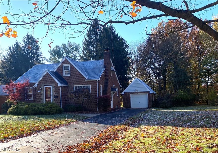 This wonderful brick cape cod features spacious living rm w/fplc, formal dining rm, updated kitchen & full bath. Second floor features bonus area for office/den plus spacious 16’ X 13 bdrm and abundance of storage area. Full bsmt has been waterproofed and great area to finish family or game room. Enclosed 14’ X 07 rear patio exits from dining rm to lovely private back yard. Hardwood floors throughout first floor could use refinished and would be beautiful. Updates in past 10Yrs include kitchen, bath, furnace, A/C and roof shingles. Vinyl replacement windows throughout including glass block windows in bsmt. “Refrigerator does not stay”.