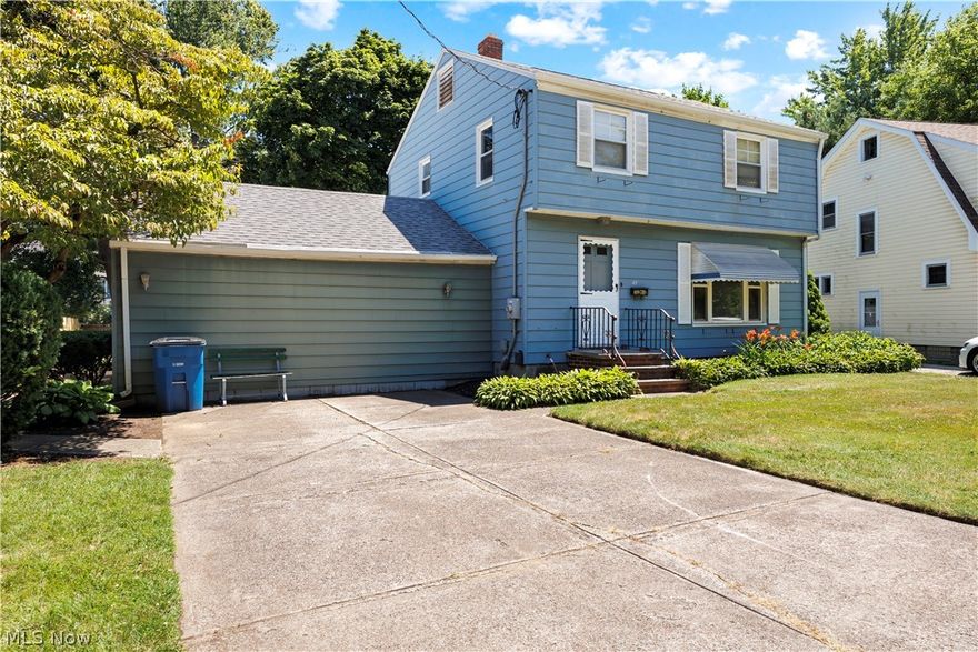 Very Large 3 Bedroom home located on Hartshorn Drive.  Main house has 3 bedrooms and 1 full bathroom.  Hardwood floors in the living and dining room. Hardwood floors underneath the carpet in the bedrooms upstairs. Updated eat in kitchen with new cabinets, countertop and floor.   Upstairs you will find 3 nice sized bedrooms and a full bathroom.  There is a large addition that could be used as a workshop or with a little work could be a large in-law suite.  The addition has 2 half baths, laminate flooring, many windows and private entrance.  In the rear of the house you will find a recently renovated screened in porch.  Additional rec room can be found in the partially finished basement.  Total above ground square footage is a large 3002 Sqft.  Schedule your showing today!