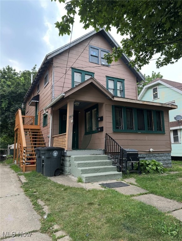 Great investment opportunity in Akron! This well-maintained duplex features two spacious units, each offering 2 bedrooms and 1 full bathroom. The third full bathroom is in the basement. Unit A, located on the first floor, is currently generating $1,000 per month on a month-to-month lease, while Unit B just signed a brand-new 1-year lease at $995 per month. Both tenants have been in place for two years, pay all utilities, and plan to stay long term, providing stability and reliable rental income for the next owner.
Recent updates ensure peace of mind, including a new roof (2023), new exterior side steps (2023), and a new SEU cable (2024). Inside, Unit A was updated with new bathroom flooring in 2025, while Unit B features a new bathtub and surround (2025). The property also includes a newer furnace and hot water tank. With its strong rental history, modern updates, and tenants covering all utilities, this duplex is a great cash-flowing addition to any portfolio. Showings allowed with an accepted offer.