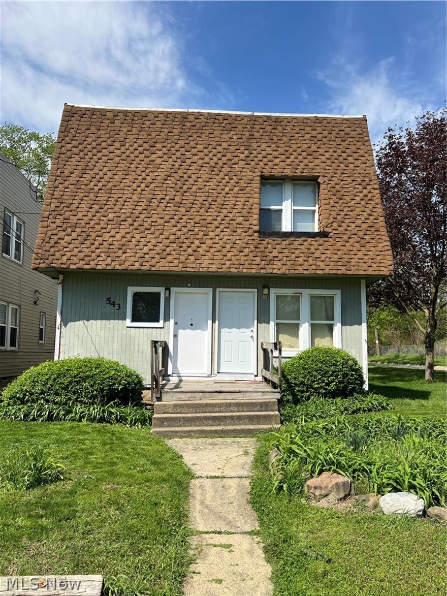 Investment opportunity to own six units all centralized around a common parking lot within walking distance to the University of Akron. The portfolio consists of 2 SFR homes, 4 duplexes and 2 residential lots. The addresses are 529-543 Gage St. 533 Gage St is a duplex that is tenant occupied. Their leases are through 3/31/27 with a combined monthly rent of $1590. Tenants are responsible for all utilities. Electric, gas, and water/sewer are all separately metered. Owner is responsible for the community monthly charges for yard care ($120) and trash ($147.45). Please do not disturb tenants. Photos are of the downstair's unit prior to tenant possession.