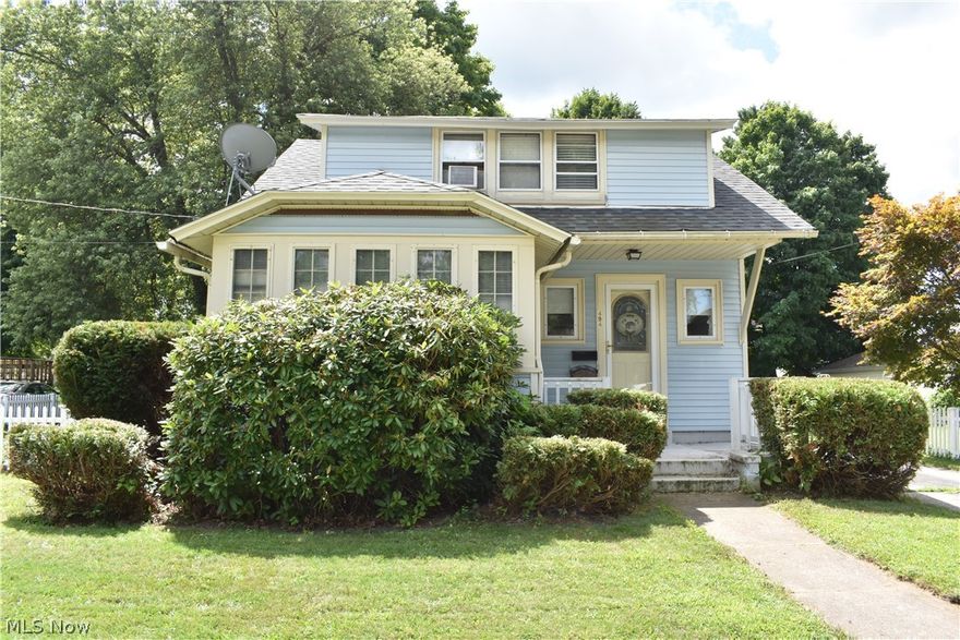 3 Bedroom 1 bathroom Solid Home in Geneva! This Adorable home offers a large fenced in yard and plenty of room for outdoor entertaining on a 2-tiered deck! There's also a HUGE garage with 220 electric, a steel beam for pulling engines, and ample storage! The house has a great layout with 1st floor laundry room with utility sink, nice sized kitchen, formal dining room, and large living room! The bedrooms and full bath are on the 2nd floor. Full unfinished basement.