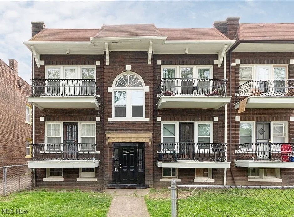 Here is a GREAT INVESTMENT opportunity to own this all brick, UPDATED quadraplex featuring REQUIRED LEAD SAFE CERTIFICATE and located in the thriving Buckeye-Shaker neighborhood of Cleveland. This property is conveniently located just minutes from Shaker Heights, the Cleveland Clinic, University Hospitals, grocery stores, restaurants and WALKING DISTANCE to PUBLIC TRANSPORTATION! Many new improvements have recently been made including NEW FURNACES, WATER TANKS, ELECTRICAL PANELS AND METERS (2024/25) AND ROOF UPDATES (2025) 4 SPACIOUS, updated apartments including: - TWO bedrooms - One bath - Living room with FIREPLACE AND BALCONY - Formal dining room - One assigned parking space (additional street parking available) 3451 and 3455 E 140th St. are side by side, quads being sold together (8 units total). Cap rate of 15-20%. Email agent for rent rolls.