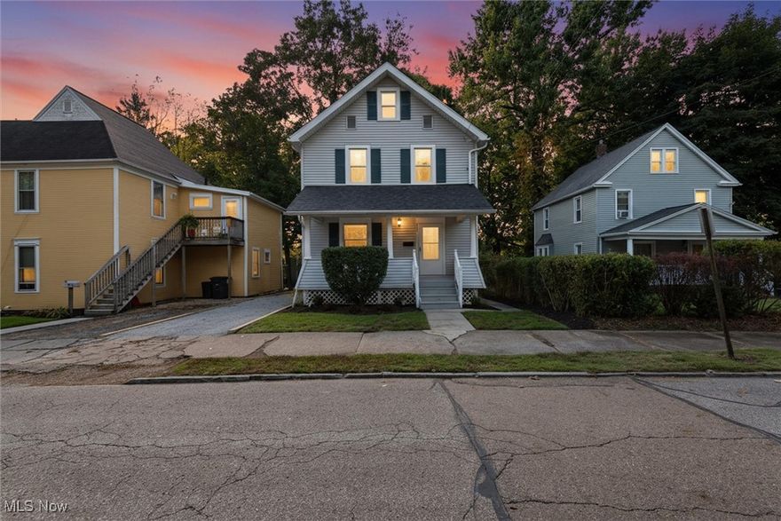 Welcome to 366 Doyle Street, where modern style meets timeless charm. This beautifully renovated home has been completely redone from top to bottom, offering the perfect blend of comfort, function, and elegance. Step inside to discover brand-new flooring throughout, fresh paint, and 9-foot ceilings in the spacious living and dining rooms accented by coved crown molding. The brand-new kitchen is a showstopper—featuring soft-close white cabinetry, granite countertops, subway tile backsplash, and stainless steel appliances that shine beneath warm, modern lighting. The completely updated bathroom impresses with an oversized vanity topped with quartz, stylish finishes, and a fresh, modern feel. The primary bedroom is exceptionally large, offering comfort and room to unwind. Another bedroom includes a bonus space perfect for a home office, sitting area, or walk-in closet—flexibility for any lifestyle. A finished attic adds even more usable space for guests, hobbies, or storage. Outside, enjoy low-maintenance vinyl siding, a brand-new roof, new gravel driveway, new landscaping, and a new deck. Located in a prime Akron neighborhood near the Towpath Trail, hospitals, schools, restaurants, and exciting new developments, this home offers both convenience and charm. Every inch has been thoughtfully designed and updated—the only thing missing is you! 366 Doyle Street, Akron – where everything is new and every detail shines.