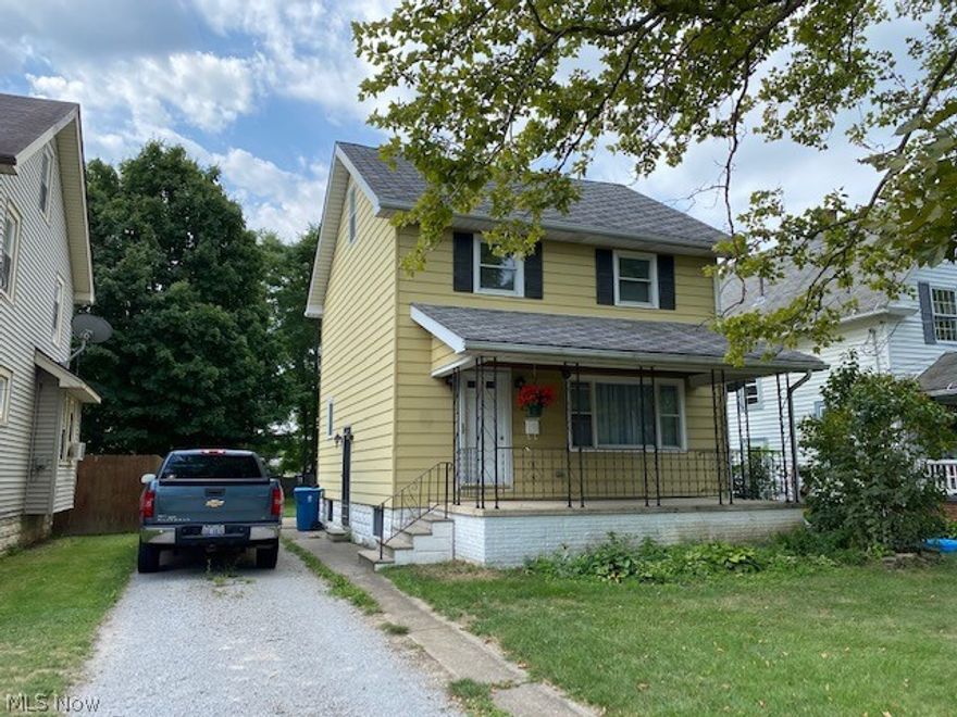 Amazing opportunity for first time home buyers or investors looking for a property located on a quiet tree lined street on the west side of Lorain.  All new carpet throughout the home and recently professionally painted interior.  New stove and refrigerator and refreshed bathroom with new tub, vanity and toilet.  All appliances stay.  Two spacious bedrooms with large closets on second floor and a finished third floor attic ideal for a third bedroom, office or playroom.  Backyard shed and full unfinished basement.  Minutes to the up and coming Broadway district, shopping and restaurants.