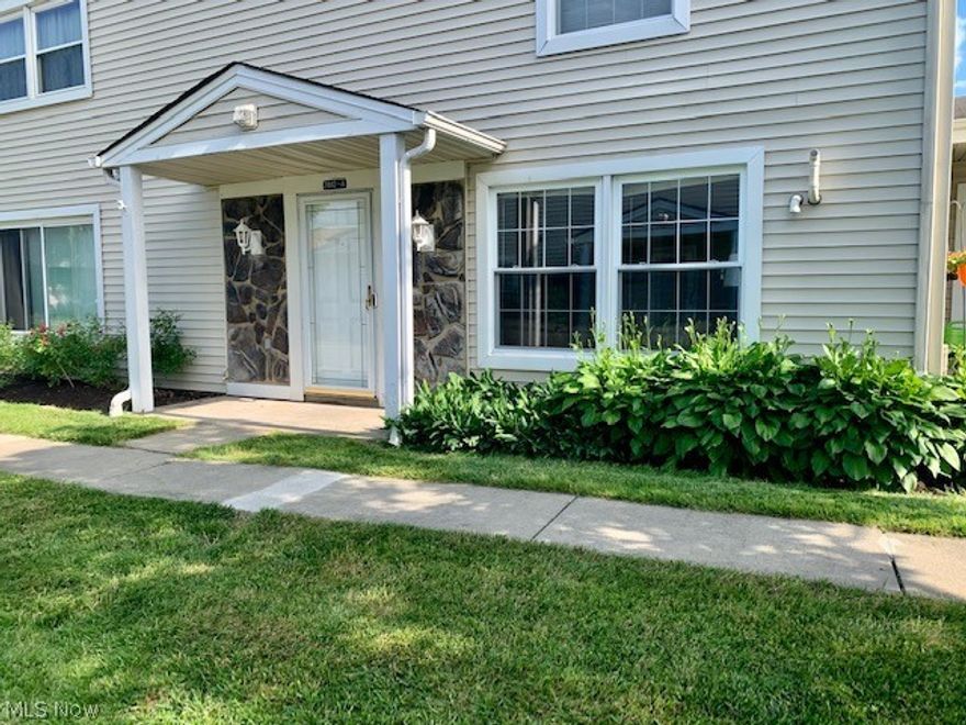 Immediate possession on this nice and affordable 2 bedroom 1 bath condo that is move in ready ! All kitchen appliances stay . Easy living ! Enjoy the beautiful private in ground pool this summer.  Nice cherry cabinets in kitchen and bath. Pantry and first floor laundry. 1 car detached garage. Why pay rent? NEW  laminate flooring in dining room, living room  and 2nd floor bedroom. Some rooms have been freshly painted.  Call today to schedule your personal showing!